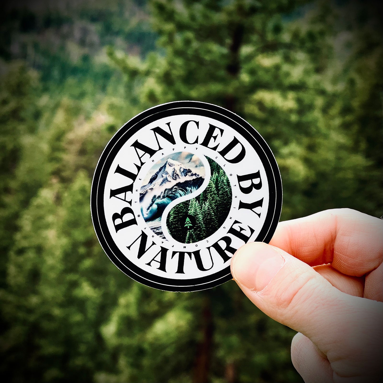 Balanced By Nature Sticker