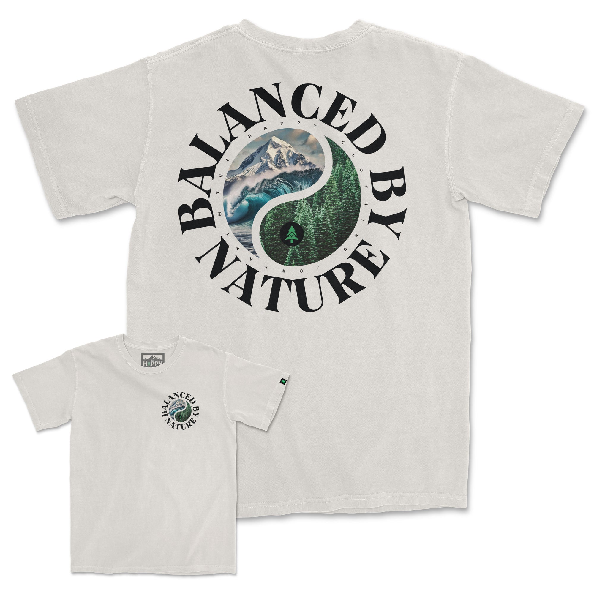 Balanced By Nature Vintage Tee | Oversized Heavyweight |