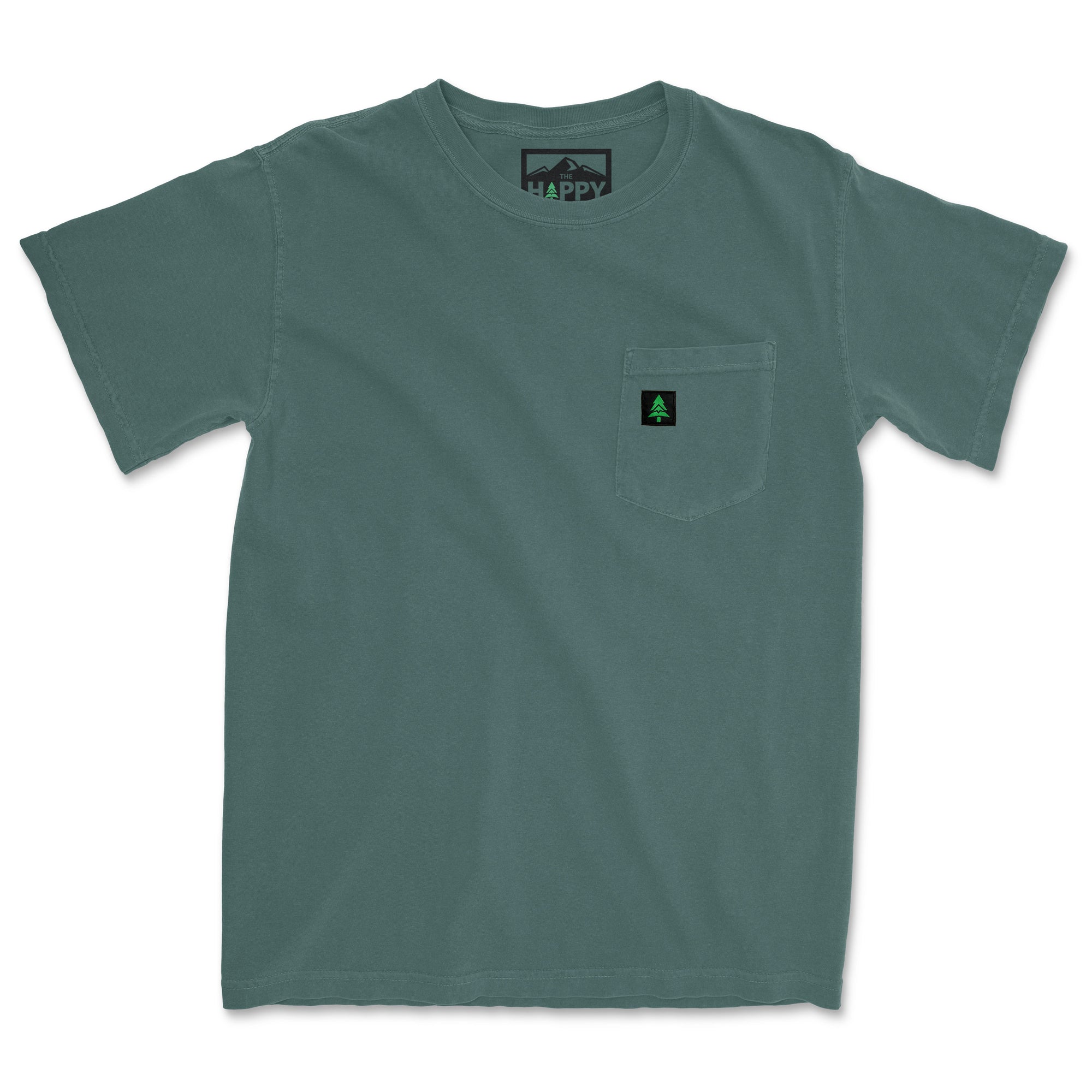 Mountain Tree Nature-Dyed Pocket T-Shirt