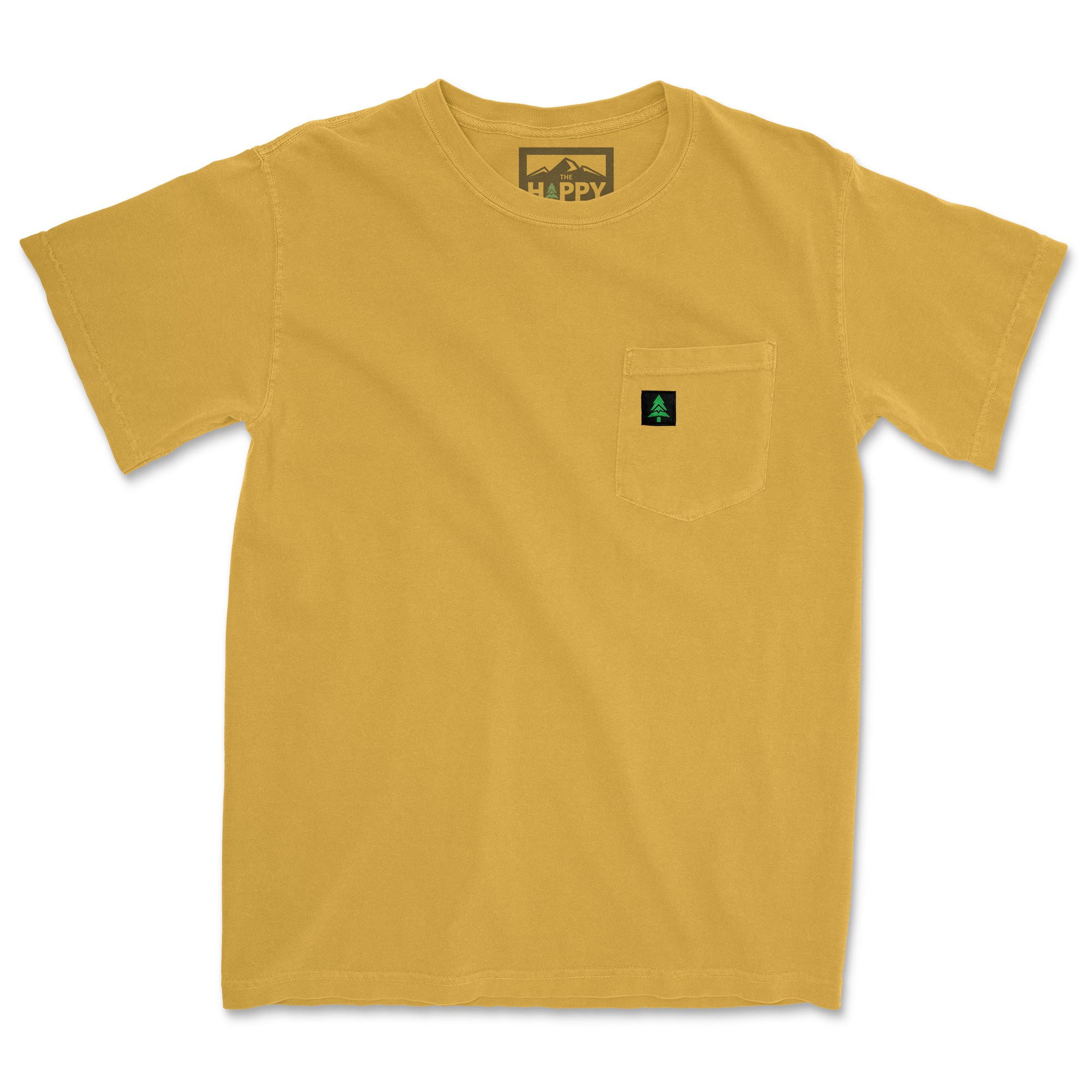 Mountain Tree Nature-Dyed Pocket T-Shirt