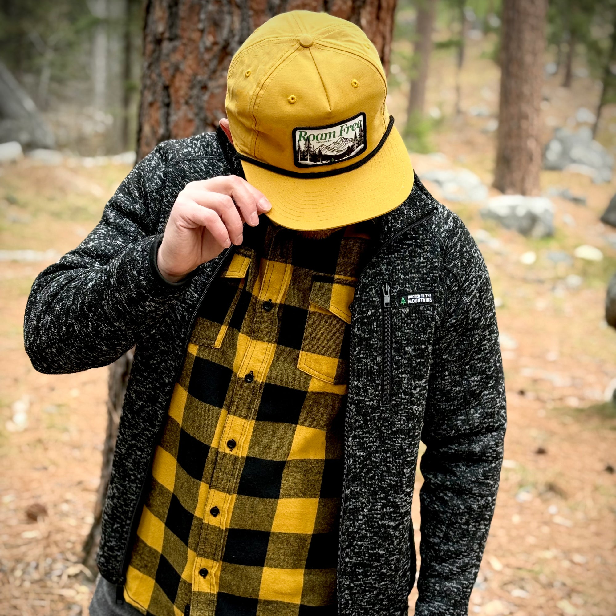 Alpine Knit Full Zip Jacket w / Rooted In The Mountains Label