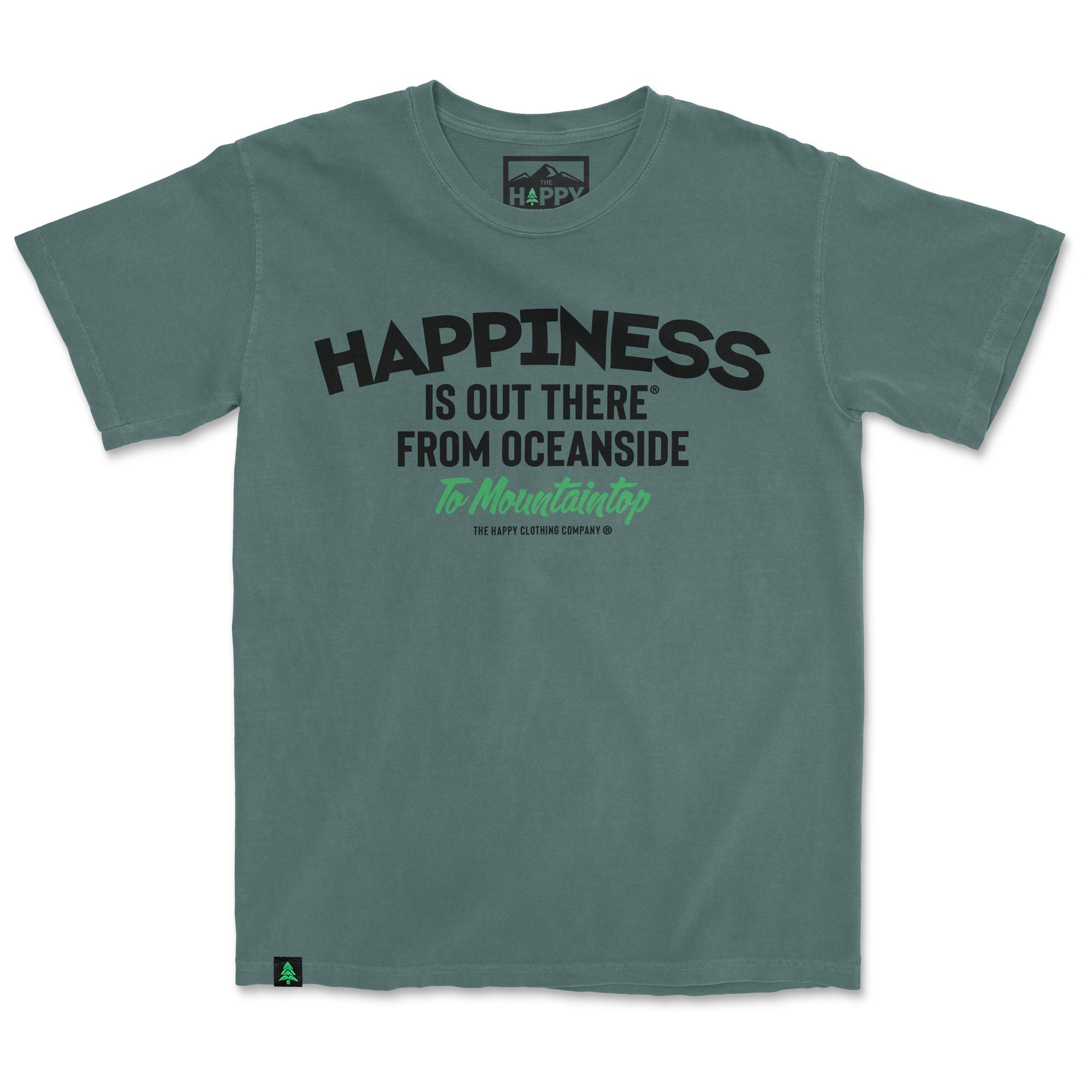 Happiness Is Out There Nature-Dyed Tee