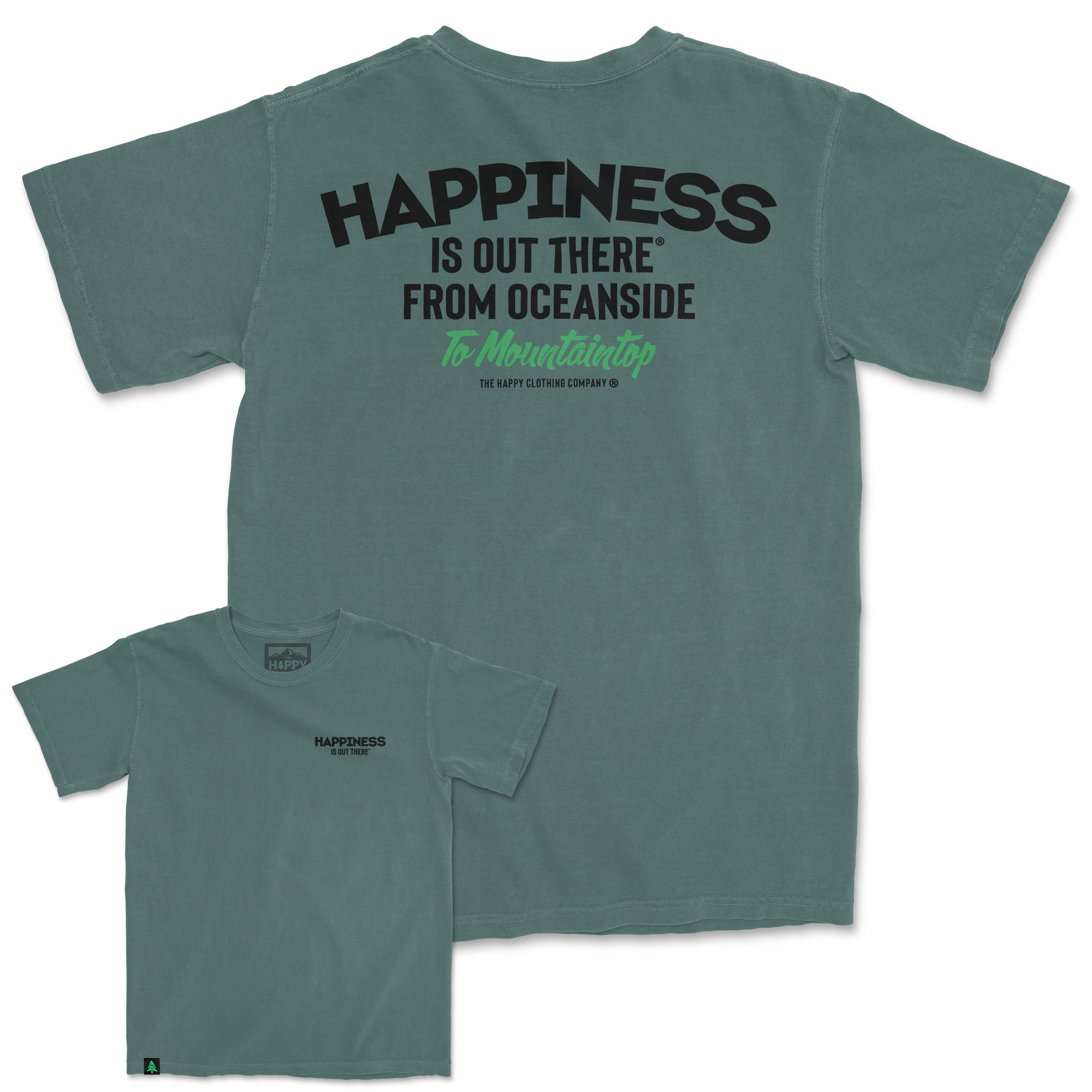 Happiness Is Out There Nature-Dyed Tee