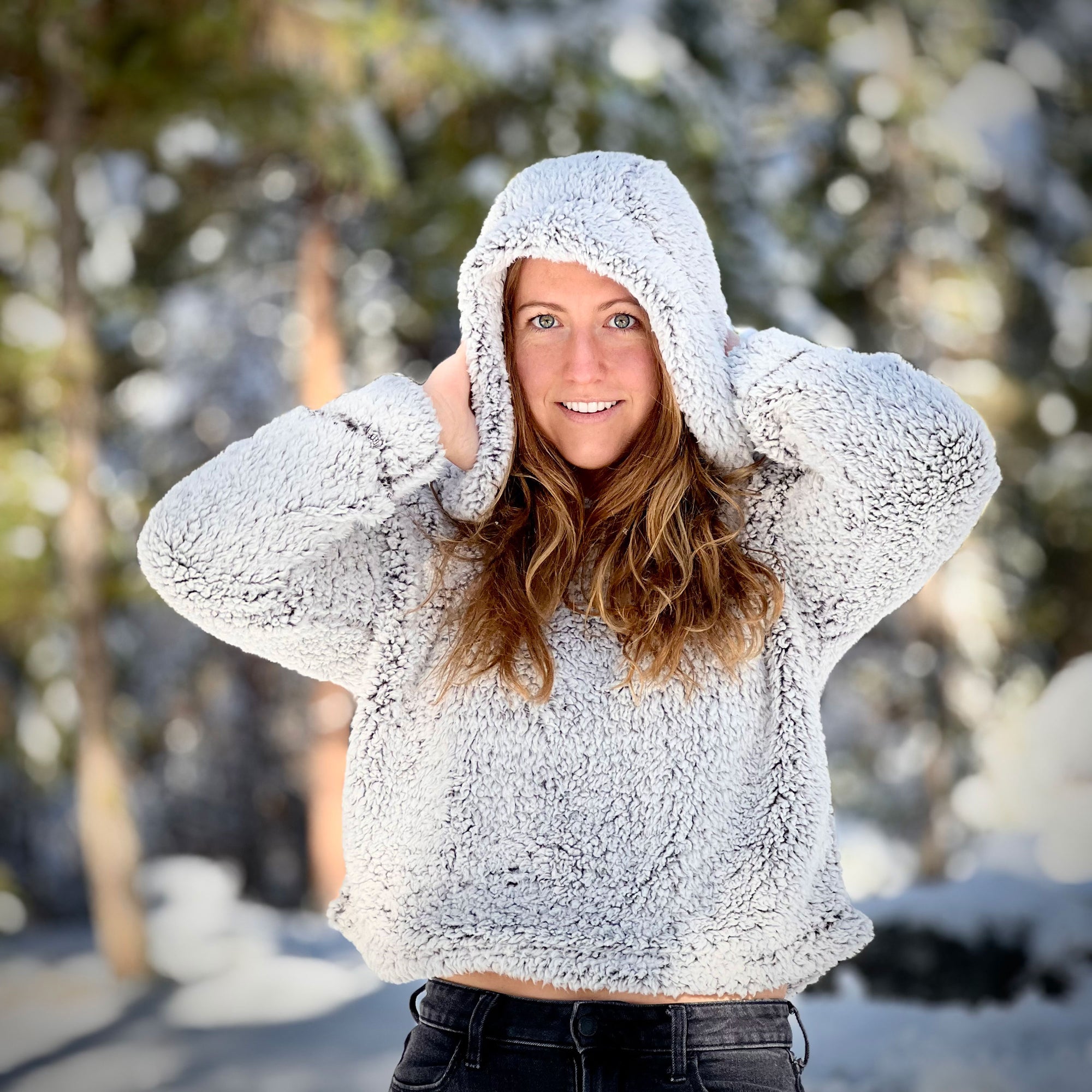 Women's Branded Sherpa Hoodie