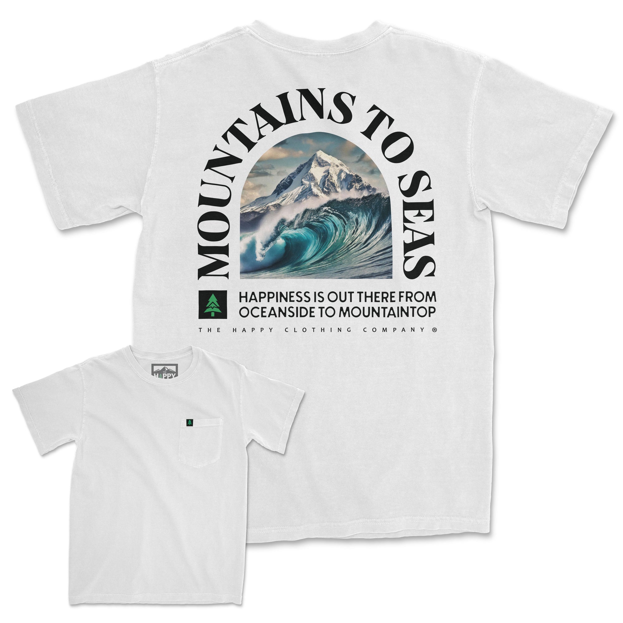 Mountains To Seas Pigment-Dyed Pocket T-Shirt