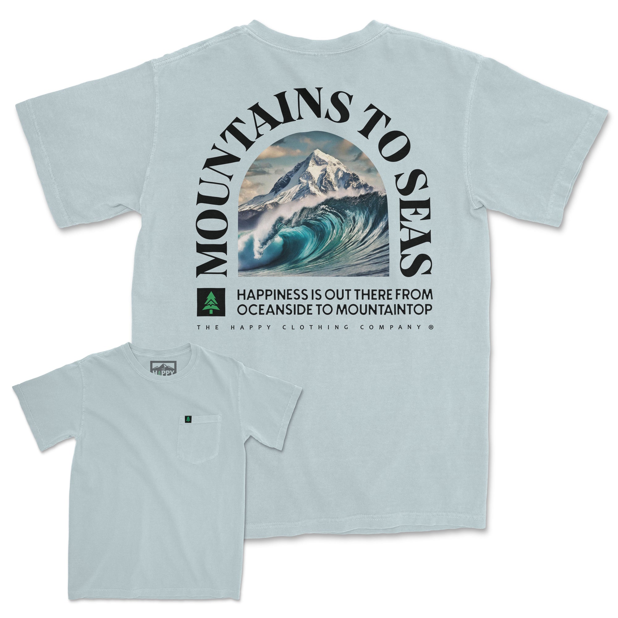 Mountains To Seas Pigment-Dyed Pocket T-Shirt