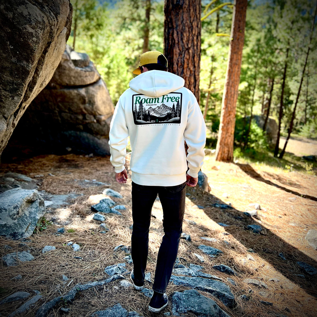 Roam Free &amp; Wander Far Unisex Relaxed Hoodie