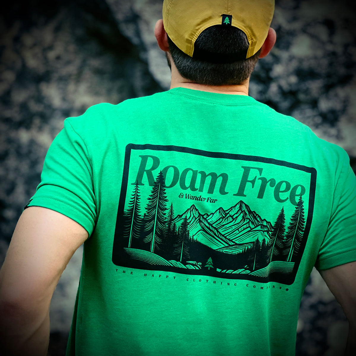 Roam Free &amp; Wander Far &#39;Explorer Tee&#39; | Lightweight Blend |