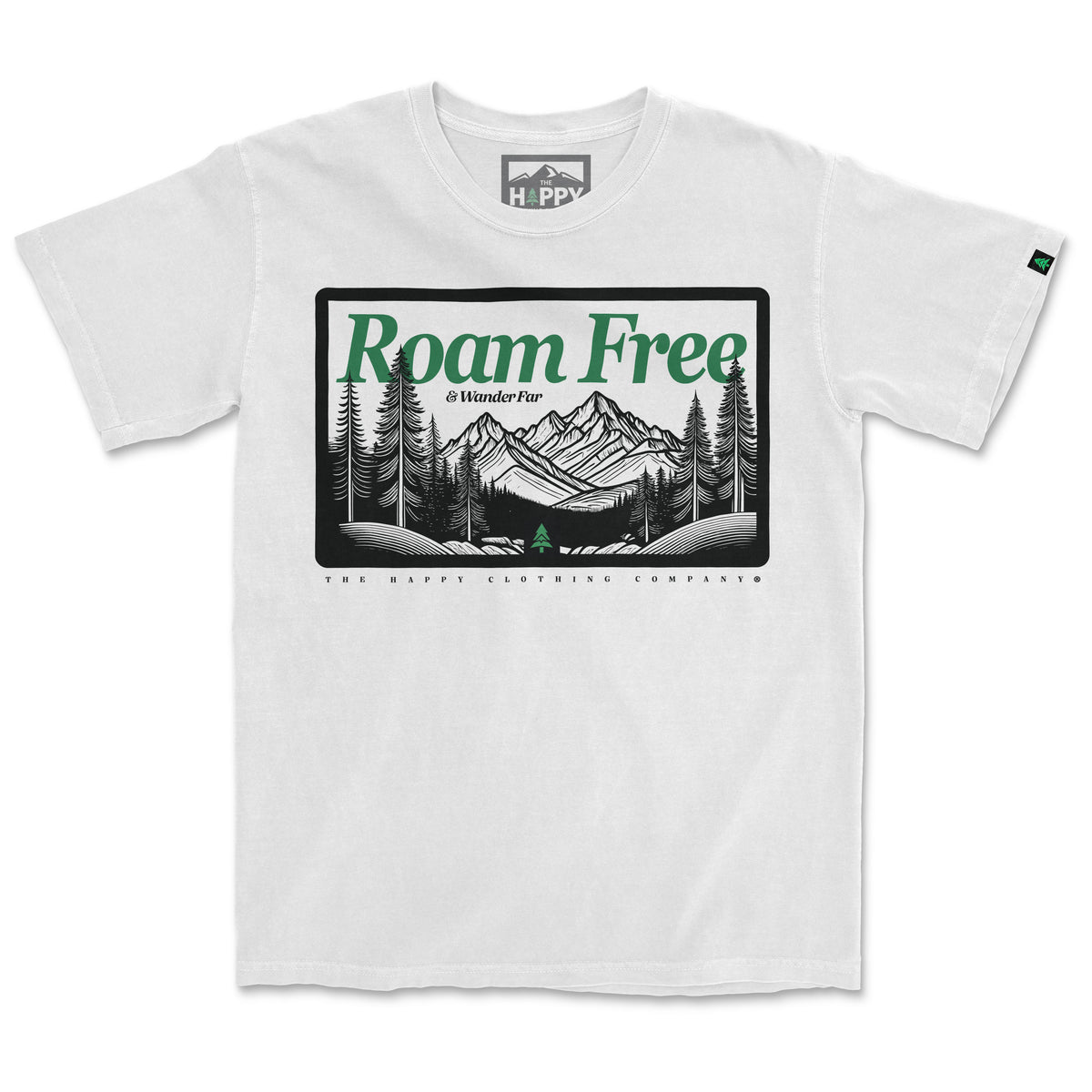 Roam Free &amp; Wander Far Pigment-Dyed Tee