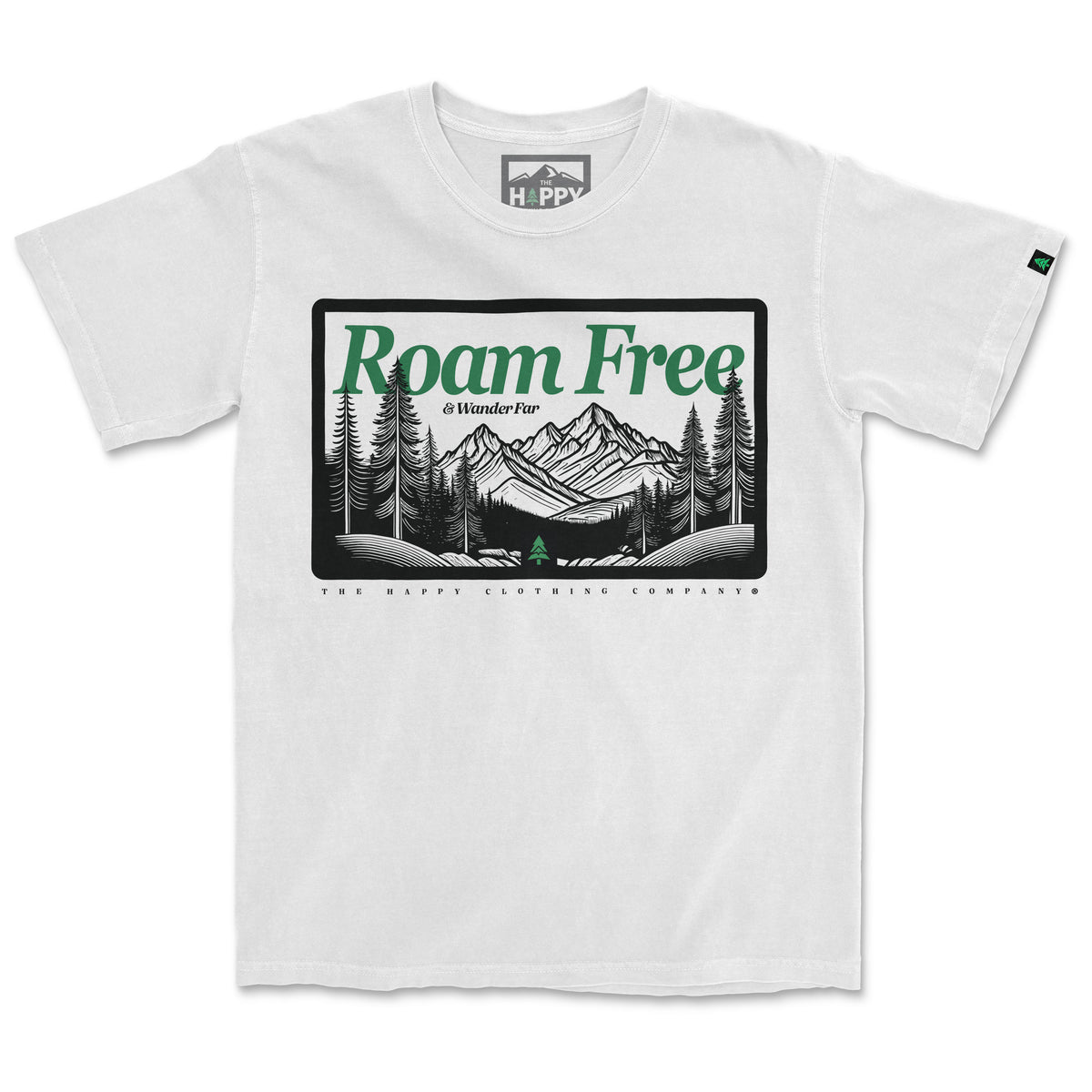 Roam Free &amp; Wander Far Pigment-Dyed Tee