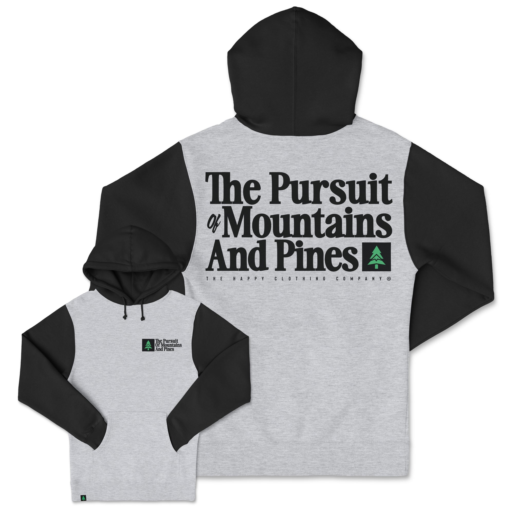 The Pursuit Of Mountains and Pines Heavyweight Hoodie