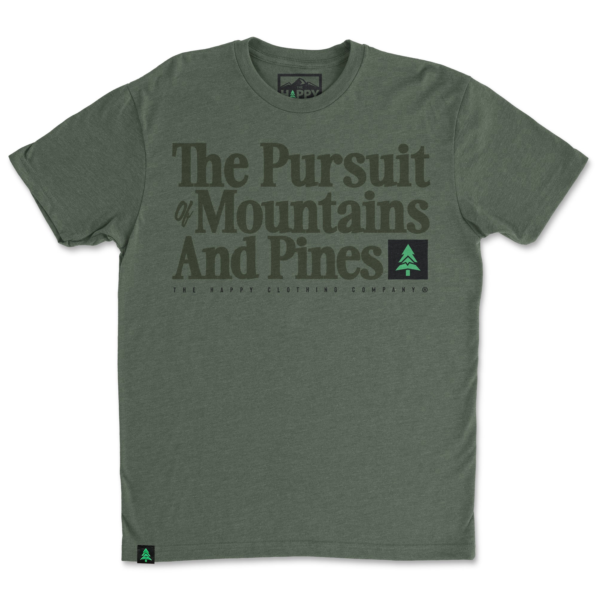 The Pursuit Of Mountains and Pines 'Trail Tee' | Lightweight Blend |