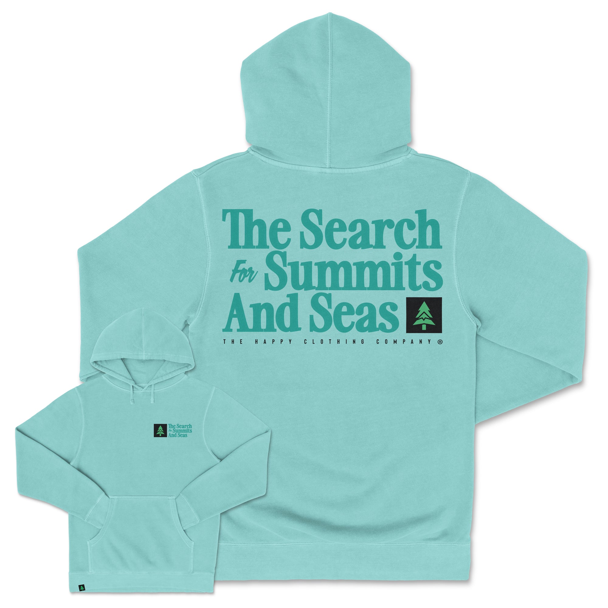 The Search For Summits and Seas Nature-Dyed Unisex Hoodie