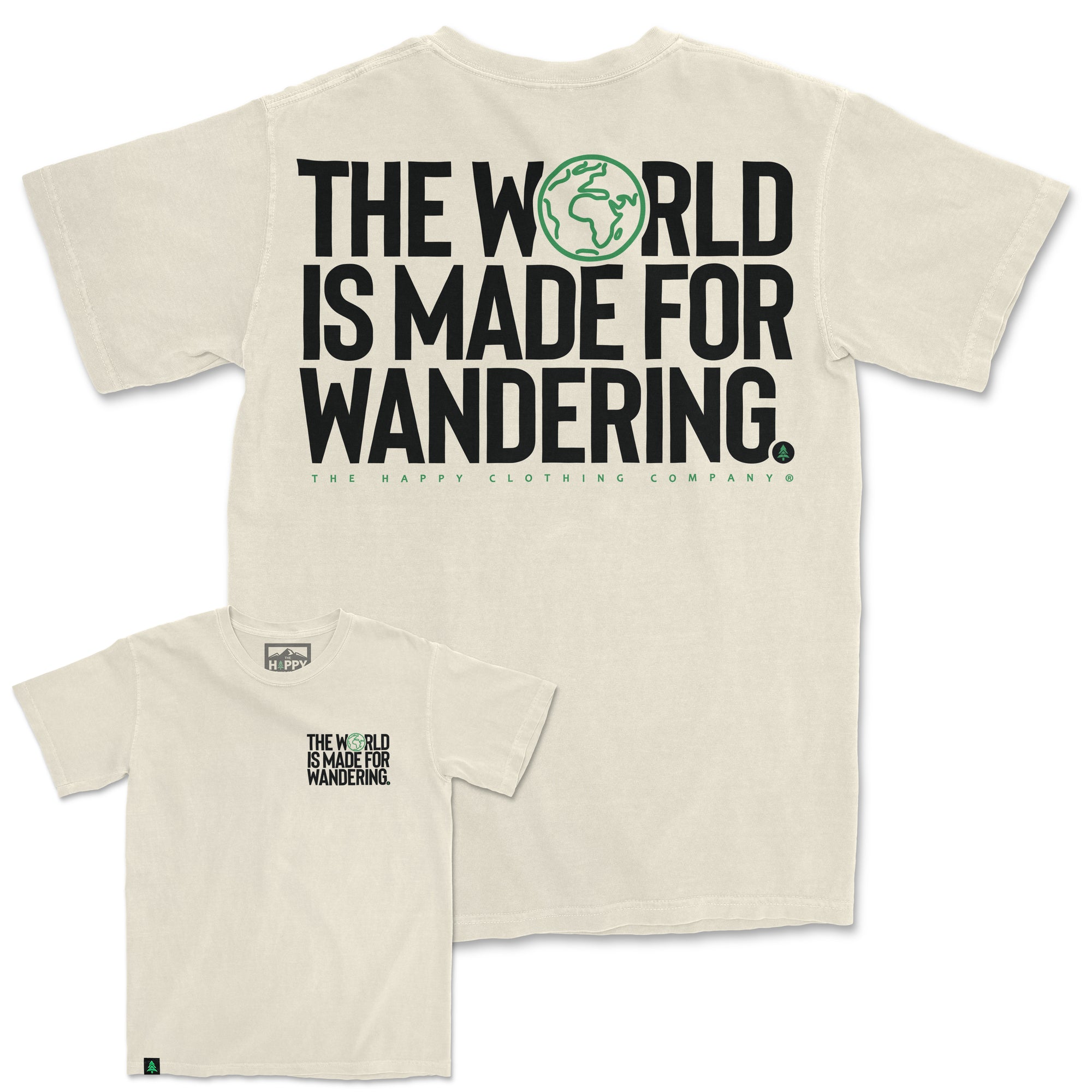 The World Is Made For Wandering Oversized Vintage Tee