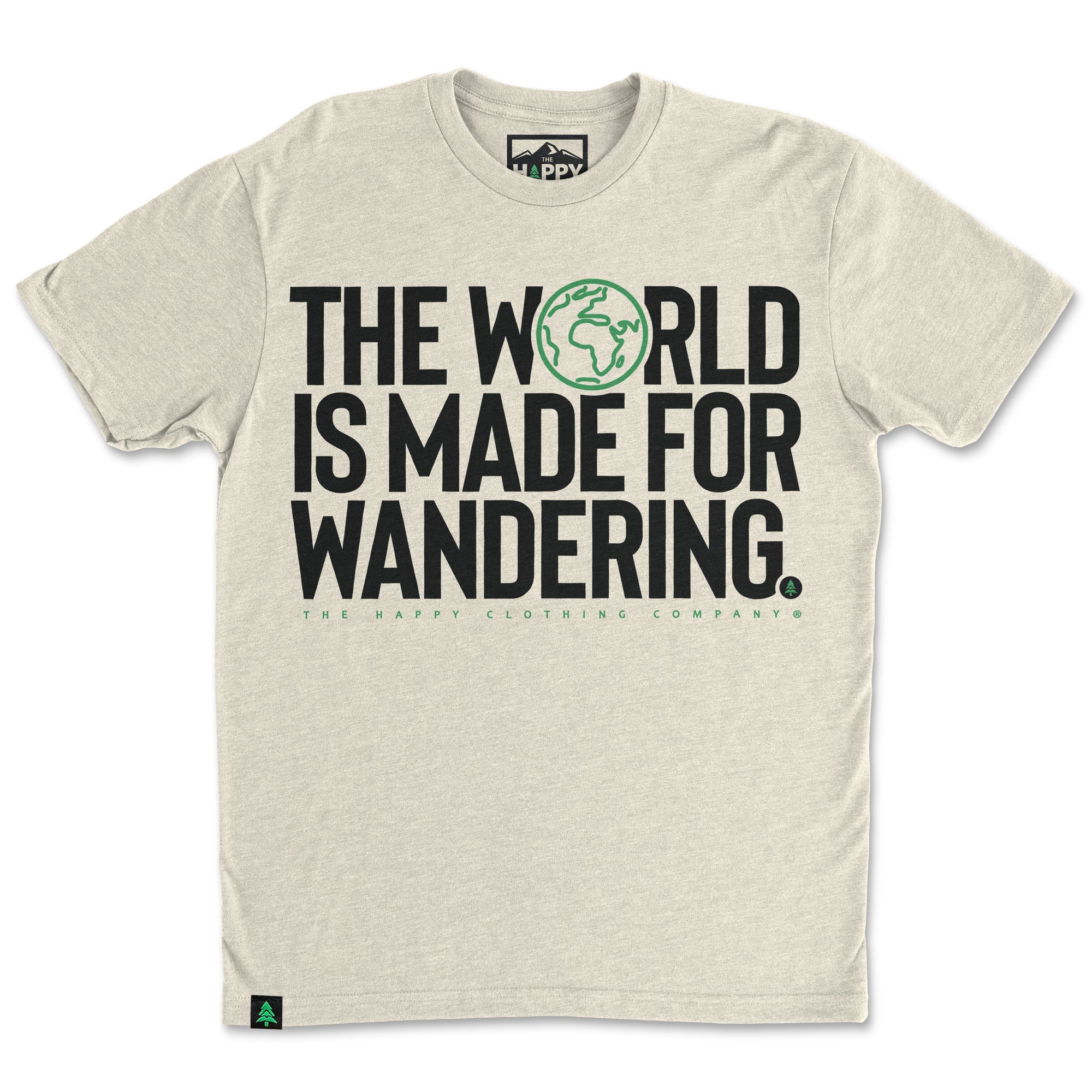 The World Is Made For Wandering 'Trail Tee' | Lightweight Blend |