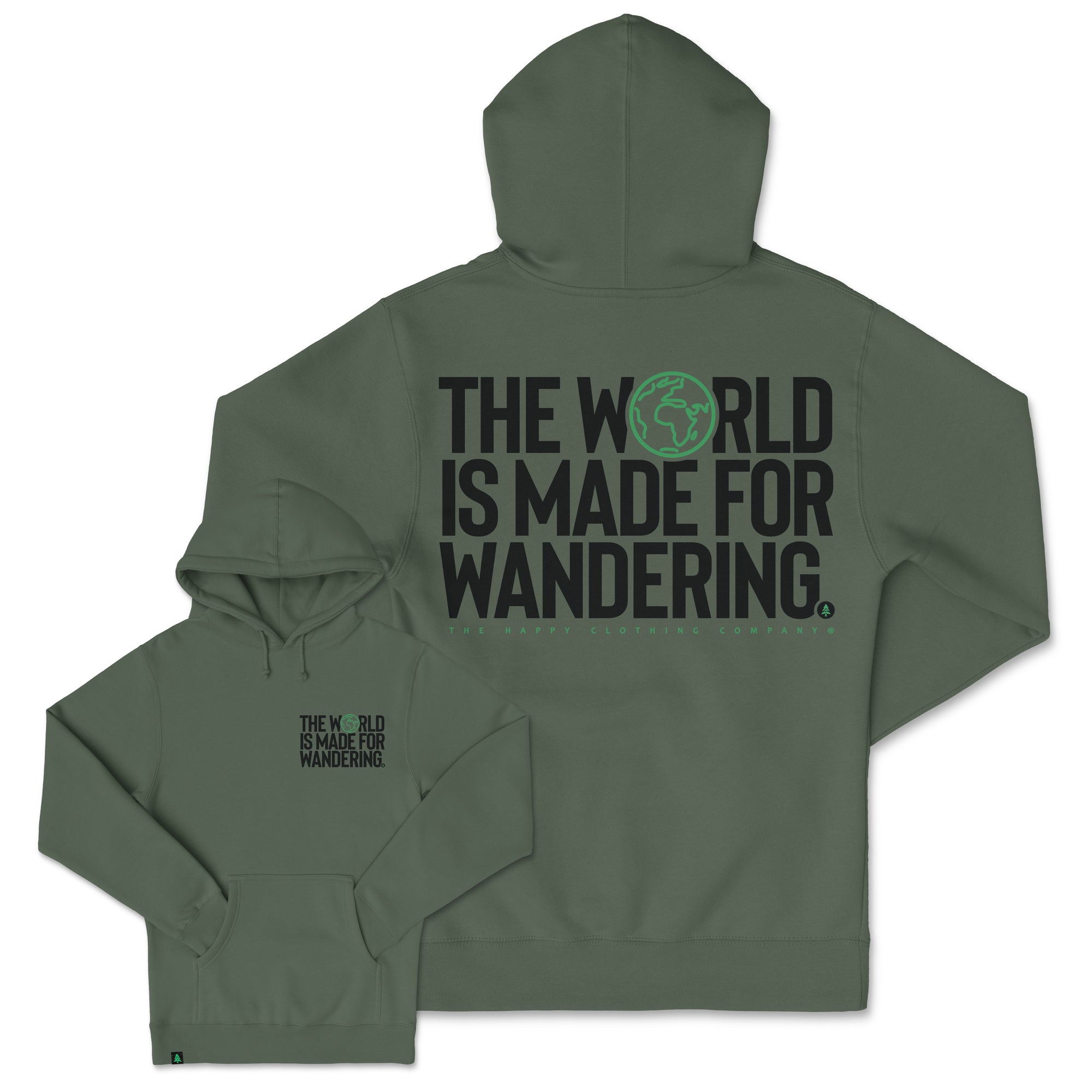 The World Is Made For Wandering Heavyweight Hoodie