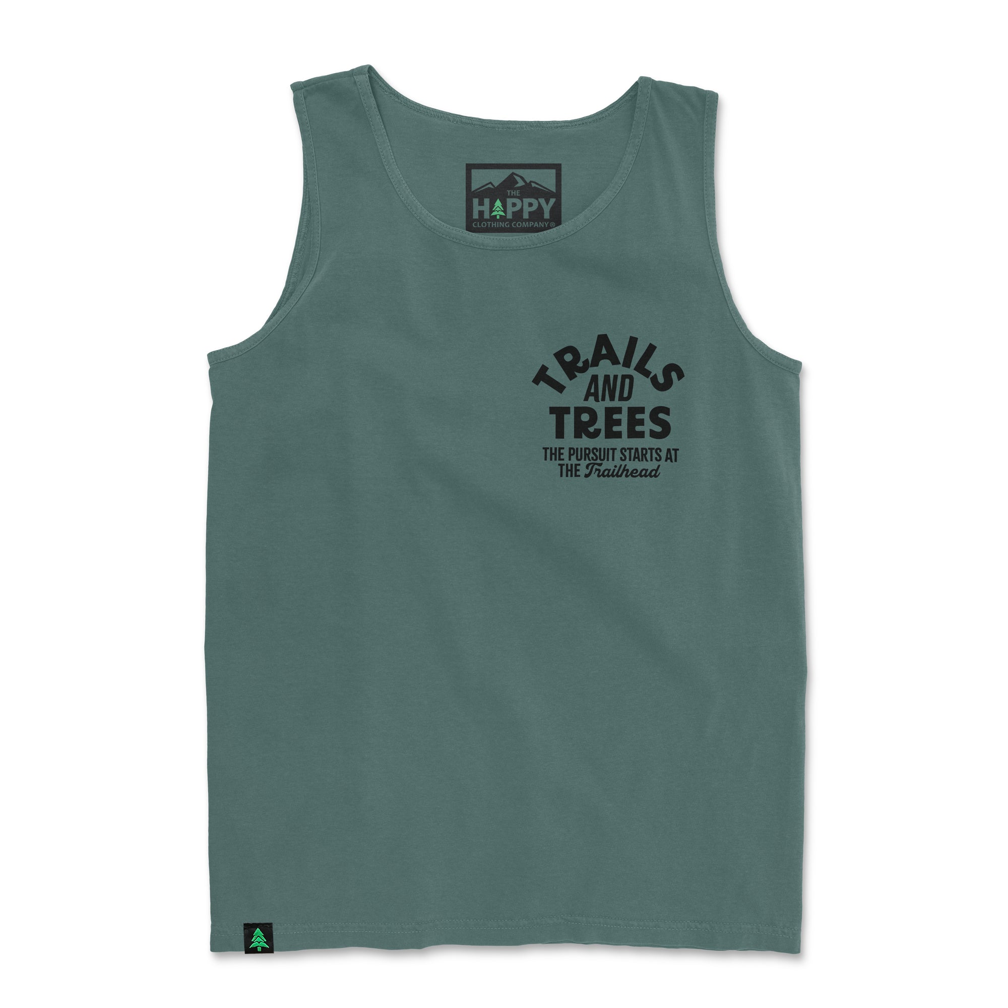 Trails and Trees Nature-Dyed Tank