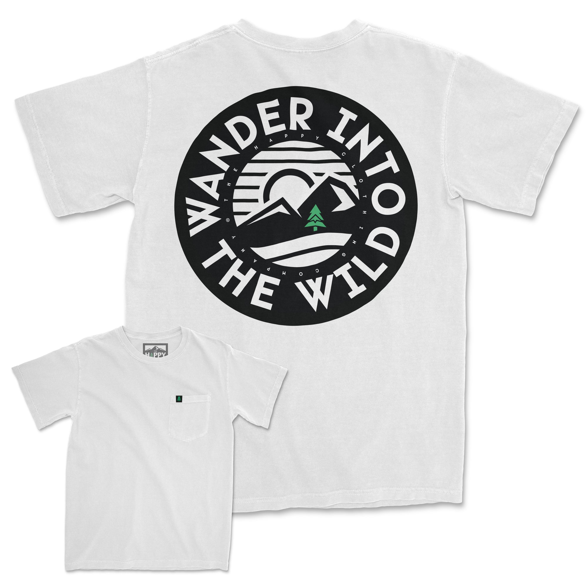 Wander Into The Wild Pigment-Dyed Pocket T-Shirt