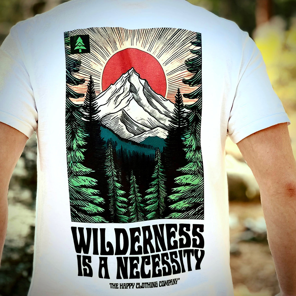 Wilderness Is A Necessity Pigment-Dyed Pocket T-Shirt