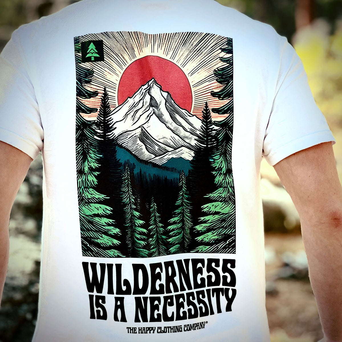 Wilderness Is A Necessity Pigment-Dyed Pocket T-Shirt