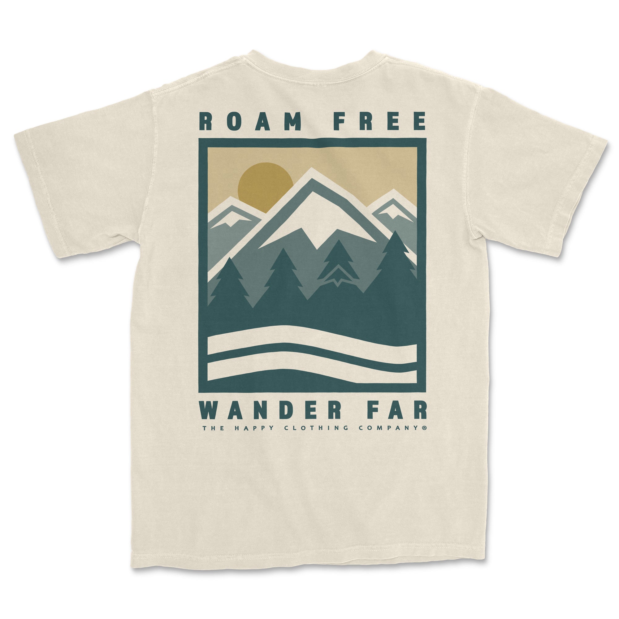 Roam Free Wander Far, Back Print