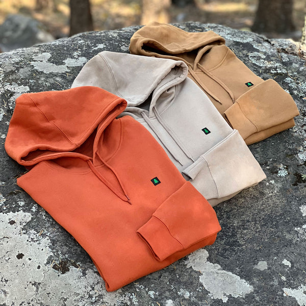 Brown And Orange Hoodie